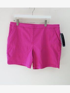 Tribal Pull On High Waisted Shorts with Pockets Size 16 in Fijiflower NWT!